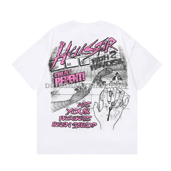 Camiseta Hellstar - Blanco
