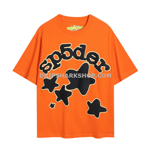 Sp5der T-shirt - Naranja