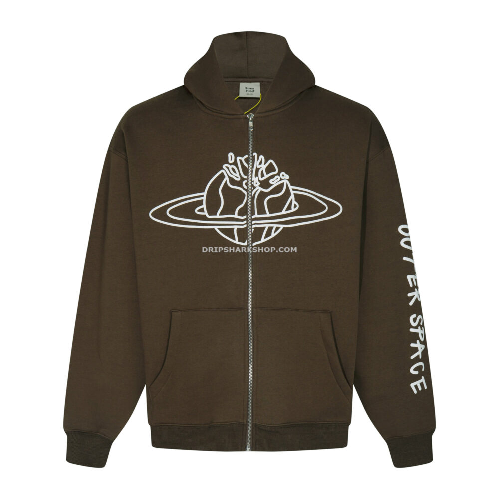 BROKEN PLANET Hoodie - Marrón