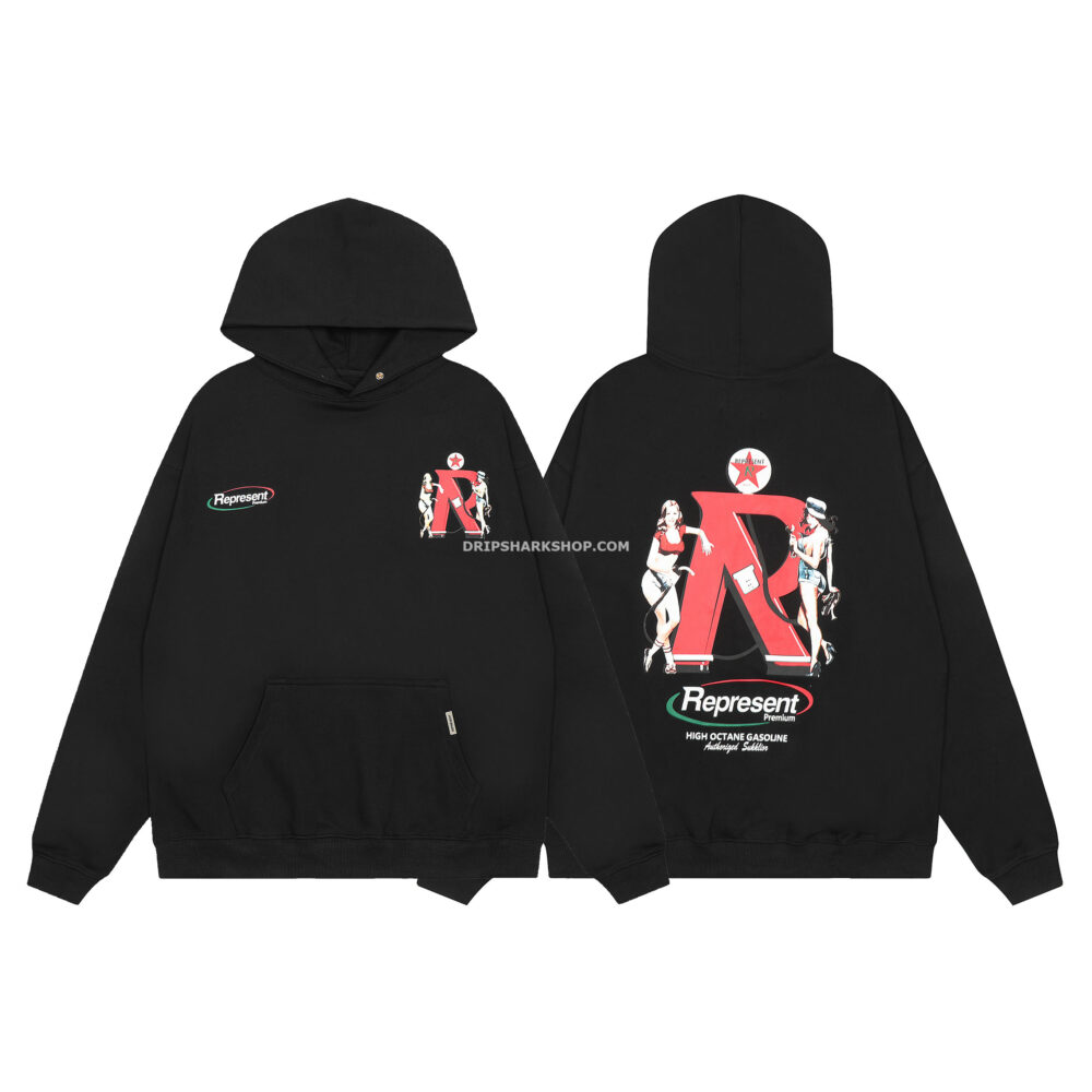 REPRESENT Hoodie - Negro