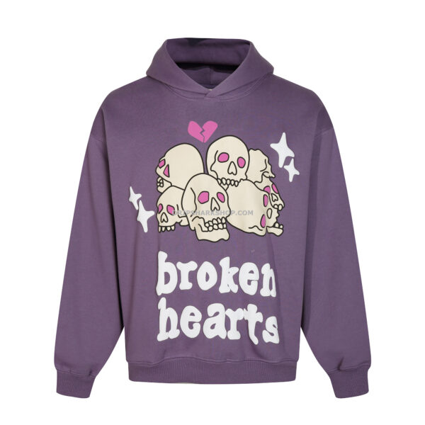 BROKEN PLANET Hoodie - Morado