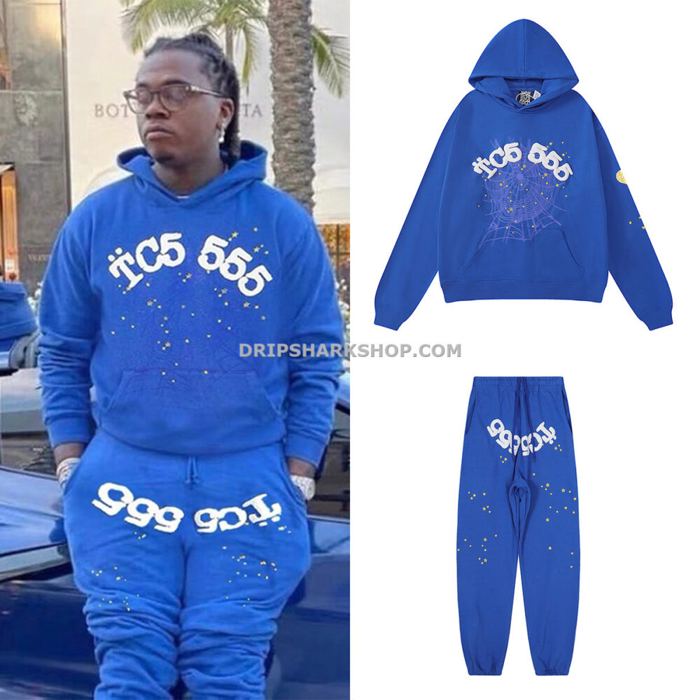 Sp5der Tracksuit - Azul