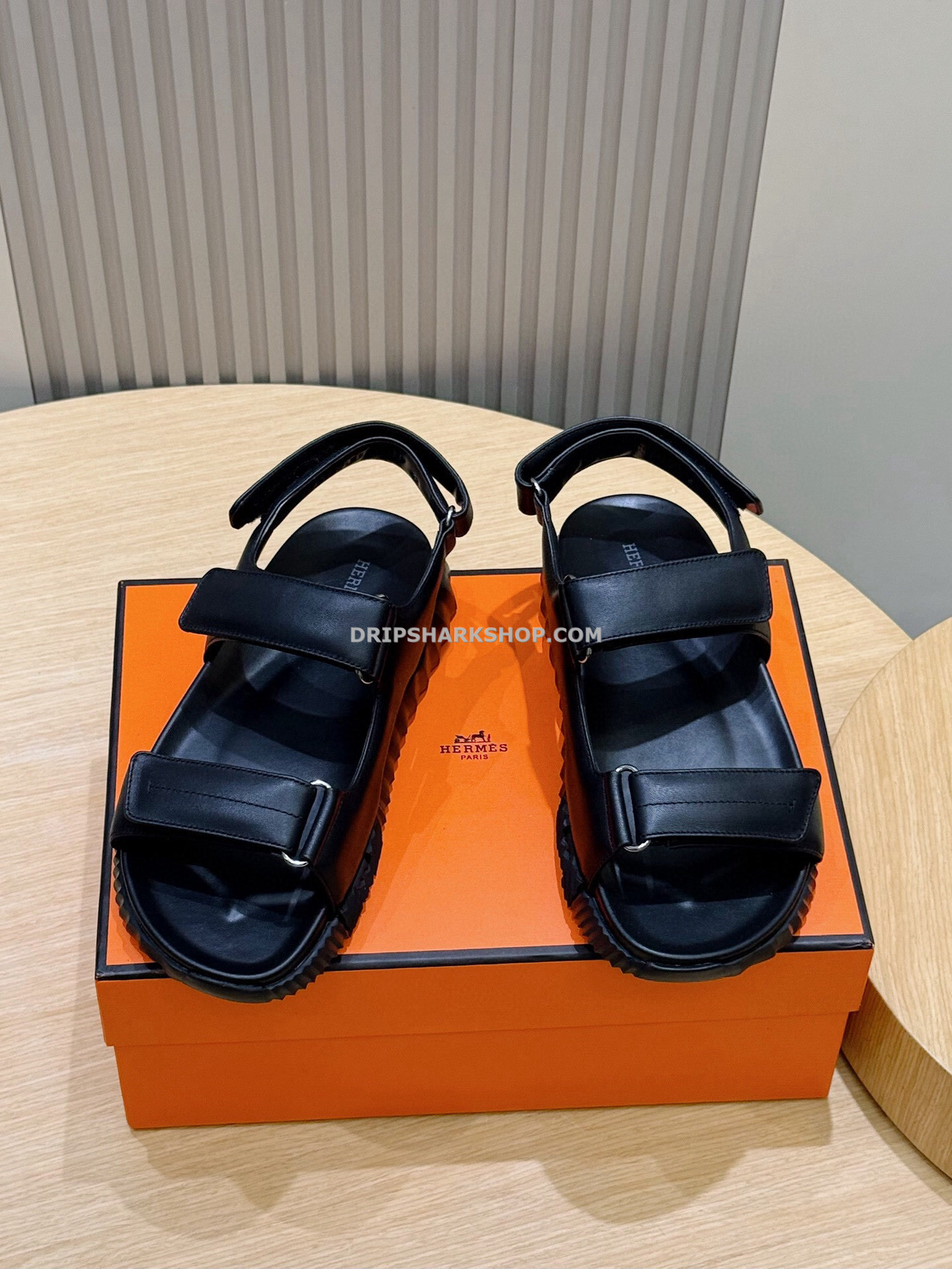 Sandalias Hermes - Negro - Imagen 2