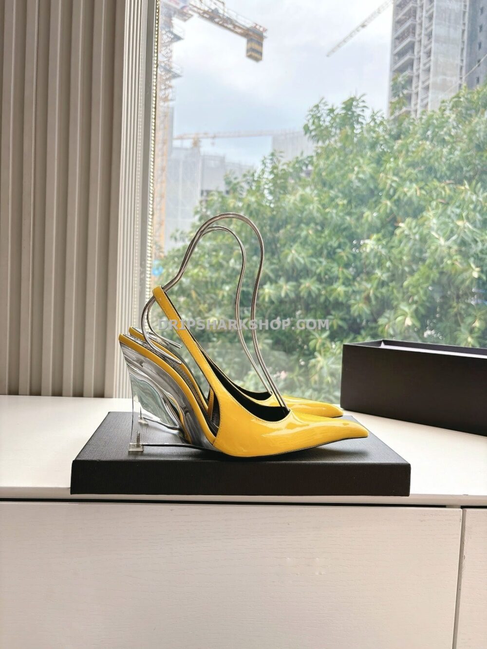 Tacones de mujer YSL - Amarillo