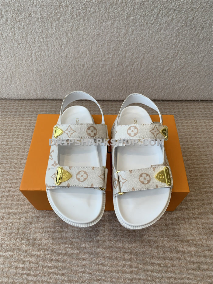 aa4e1322 Sandalias Louis Vuitton - Blanco