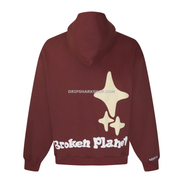 BROKEN PLANET Hoodie - Rojo