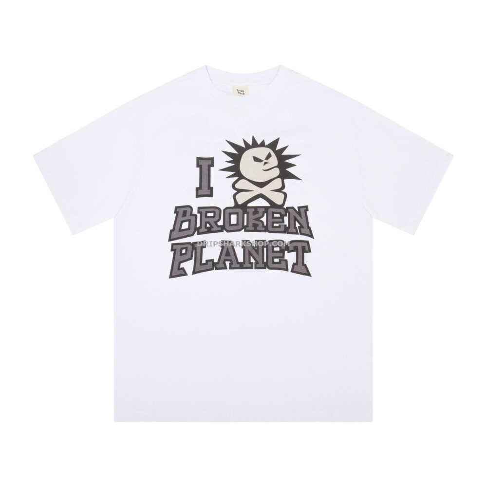 Camiseta BROKEN PLANET - Blanco