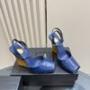 Tacones de mujer YSL - Azul