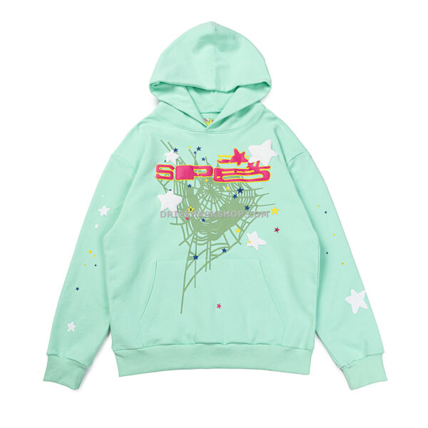 SP5DER Hoodie - Verde