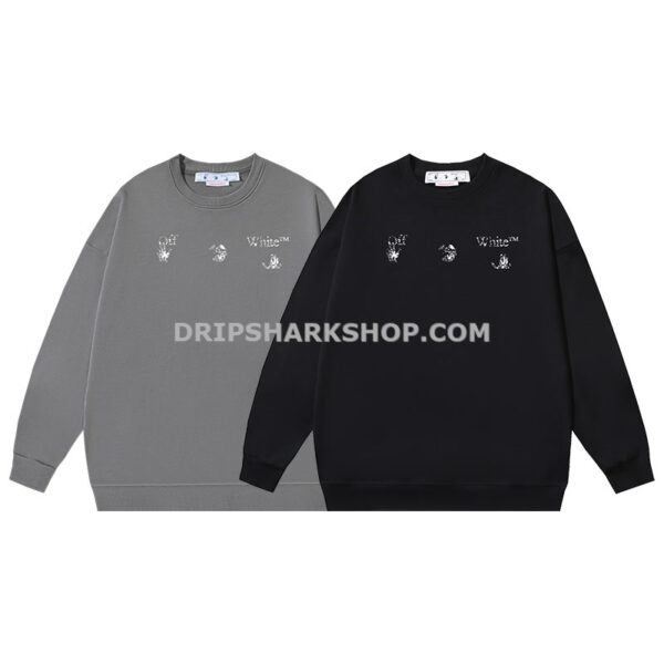 OFF WHITE Hoodie - Gris