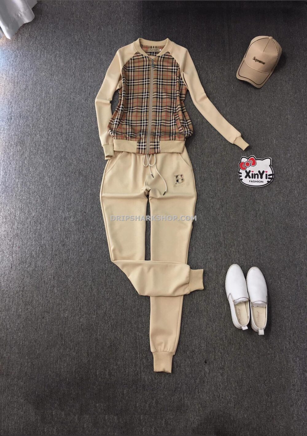 Chandal Burberry - Marrón