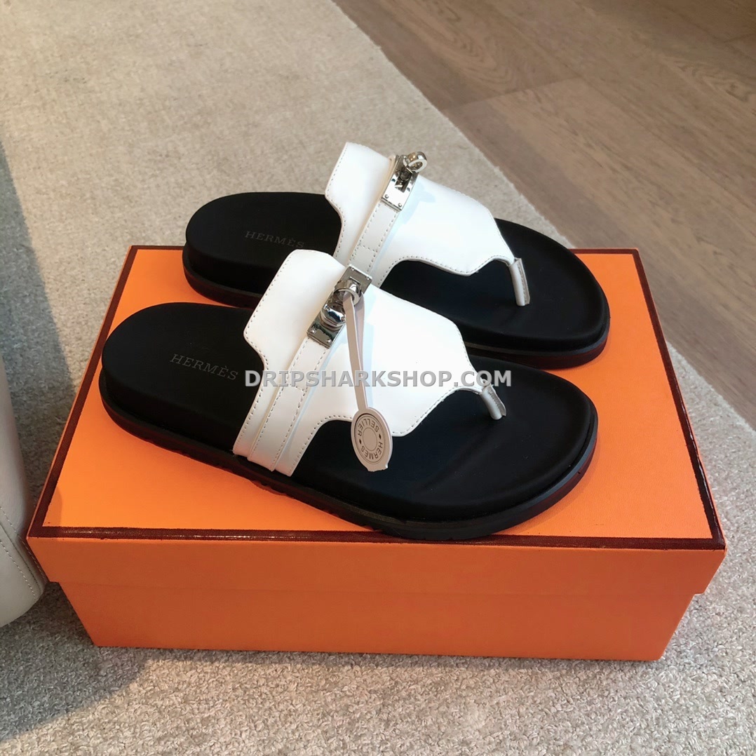 Sandalias Hermes - Blanco - Imagen 2