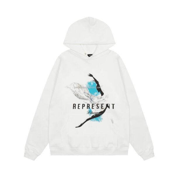 REPRESENT Hoodie - Blanco