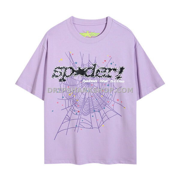 Sp5der T-shirt - Morado