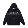 OFF WHITE Hoodie - Negro