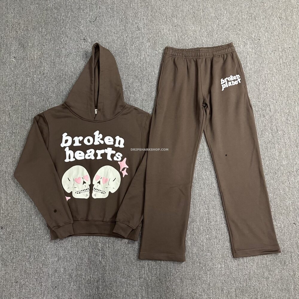 BROKEN PLANET Hoodie - Marrón
