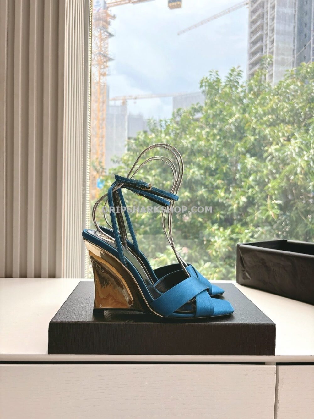Tacones de mujer YSL - Azul