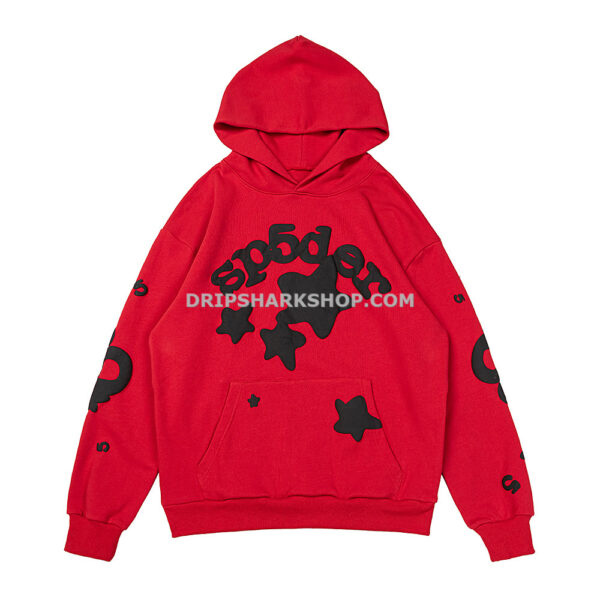 SP5DER Hoodie - Rojo