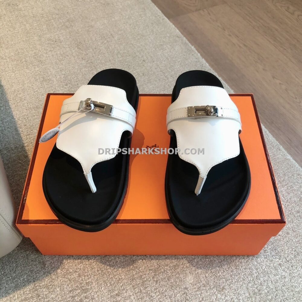 Sandalias Hermes - Blanco