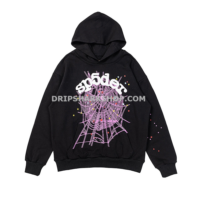 SP5DER Hoodie - Negro