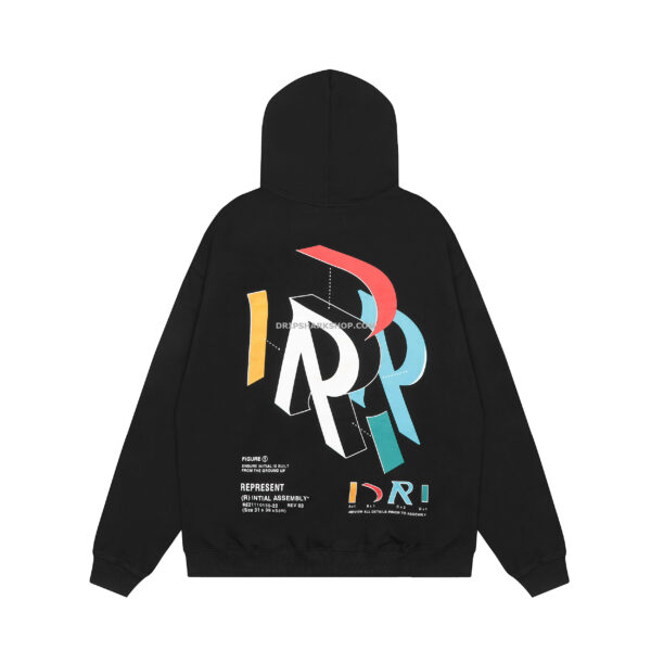REPRESENT Hoodie - Negro