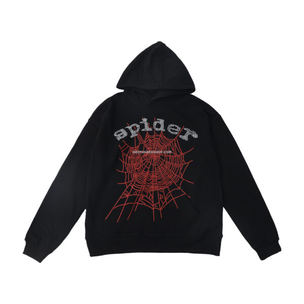 SP5DER Hoodie - Negro