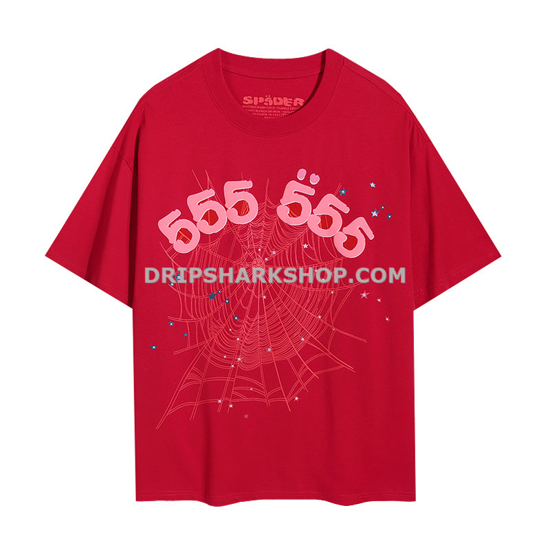 Sp5der T-shirt - Rojo