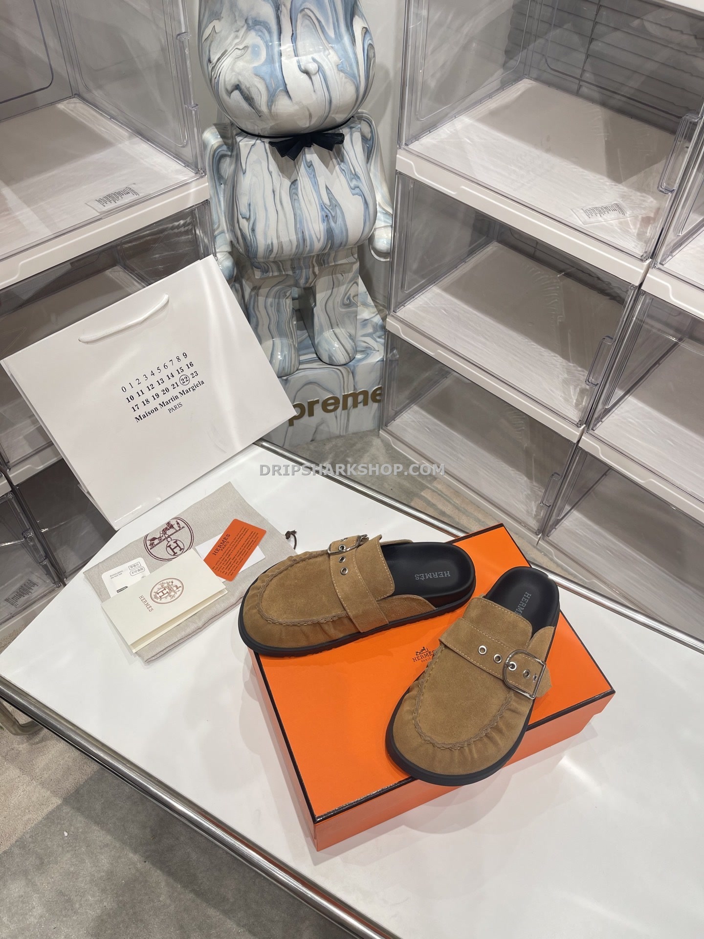 Sandalias Hermes - Marrón - Imagen 2