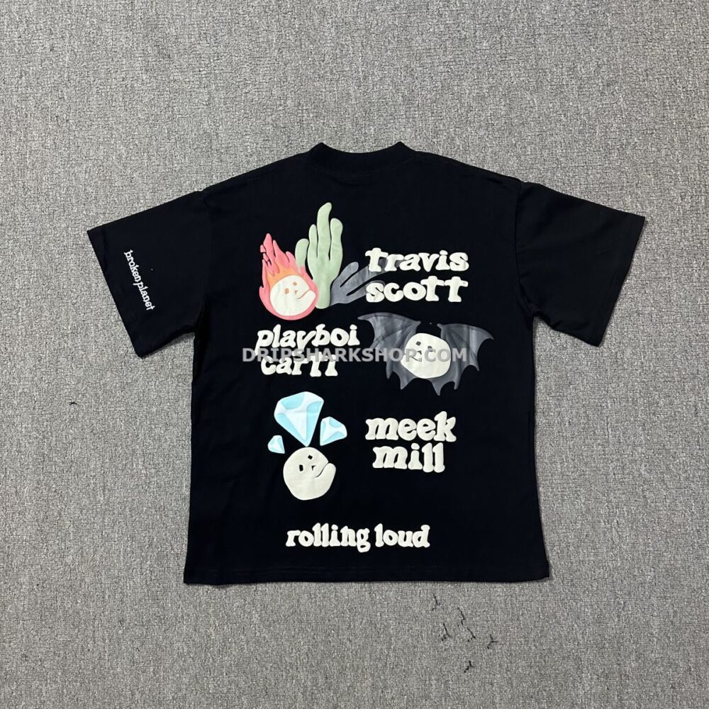 Camiseta BROKEN PLANET - Negro