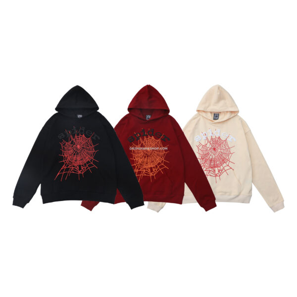 SP5DER Hoodie - Rojo