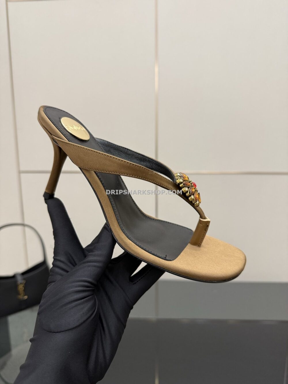 Tacones de mujer YSL - Marrón