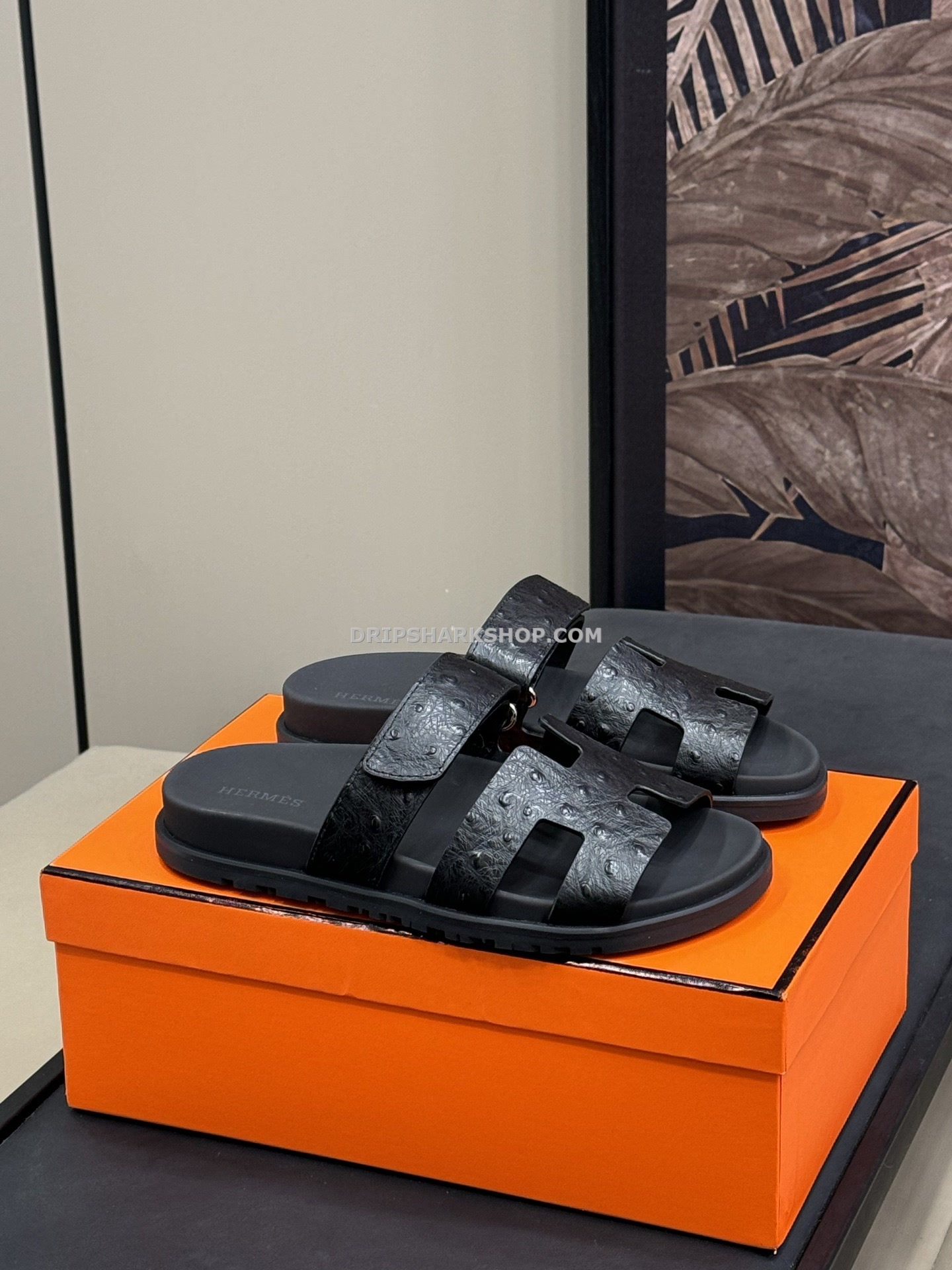 Sandalias Hermes - Negro - Imagen 2