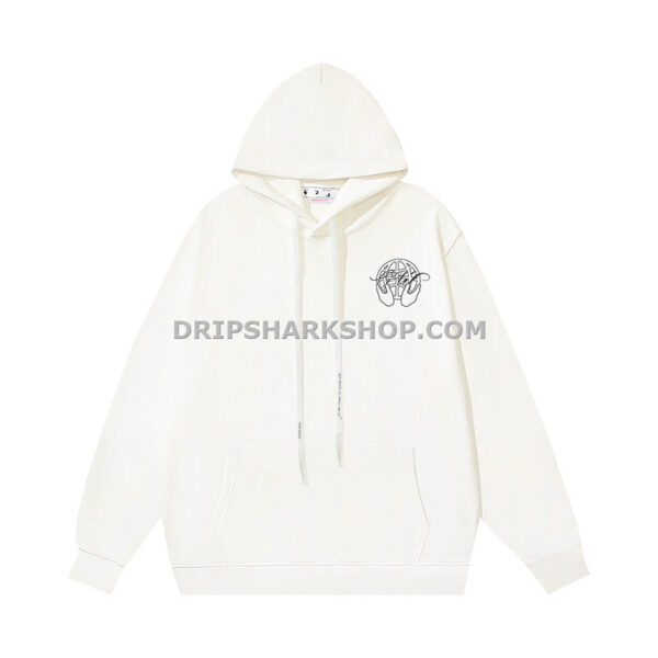 OFF WHITE Hoodie - Blanco