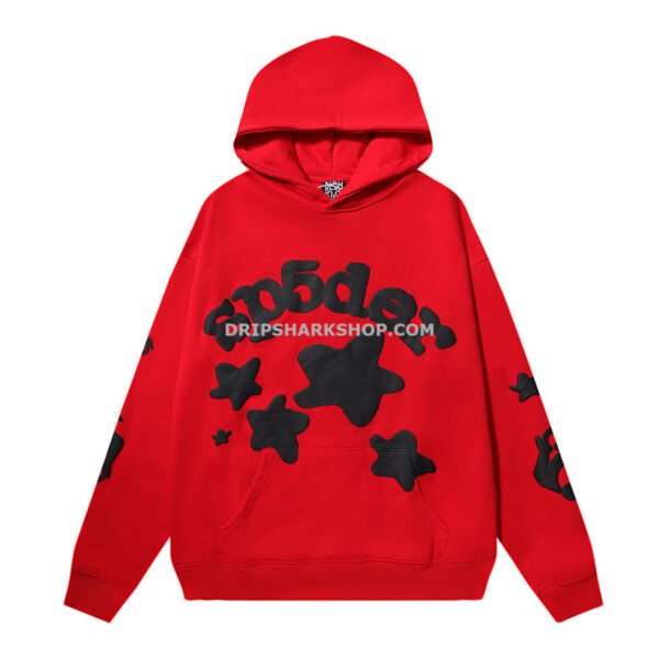 eec00988 Sp5der Tracksuit - Rojo