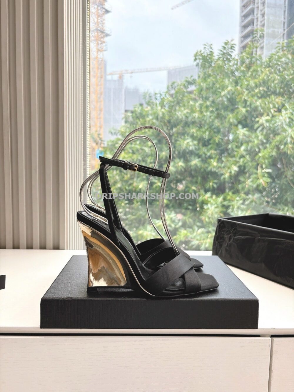 ef2c0fae Tacones de mujer YSL - Negro