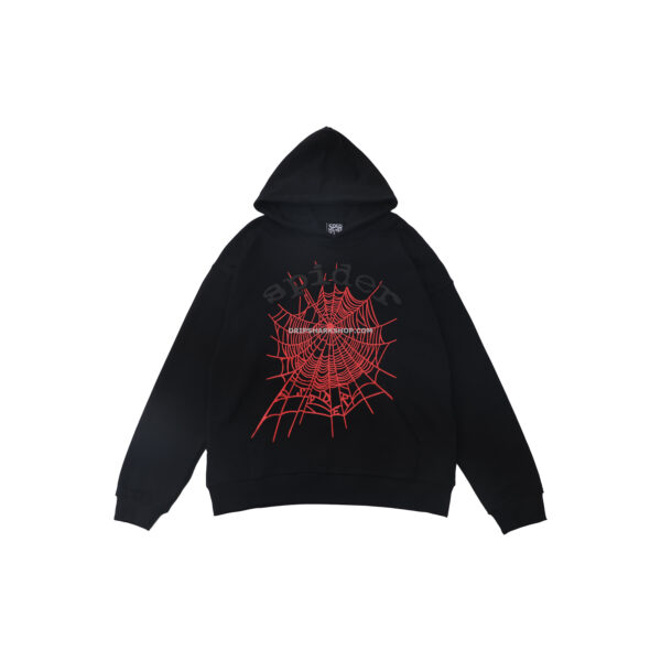 SP5DER Hoodie - Negro