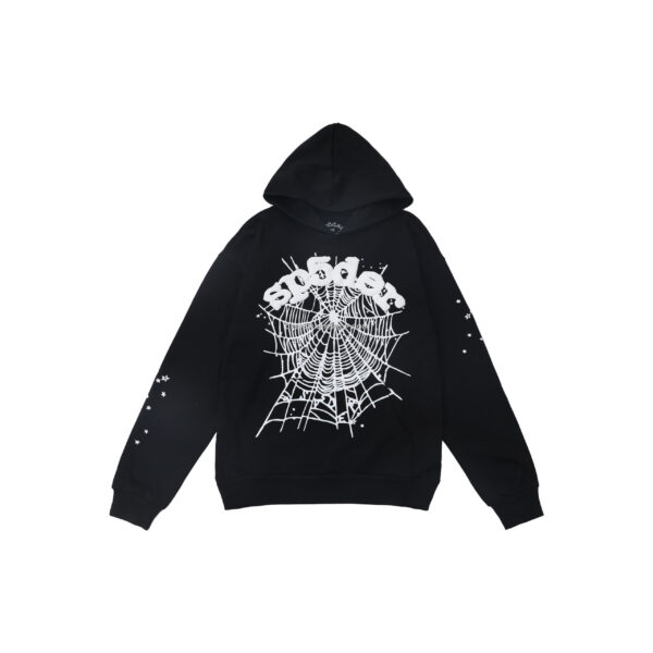 SP5DER Hoodie - Negro