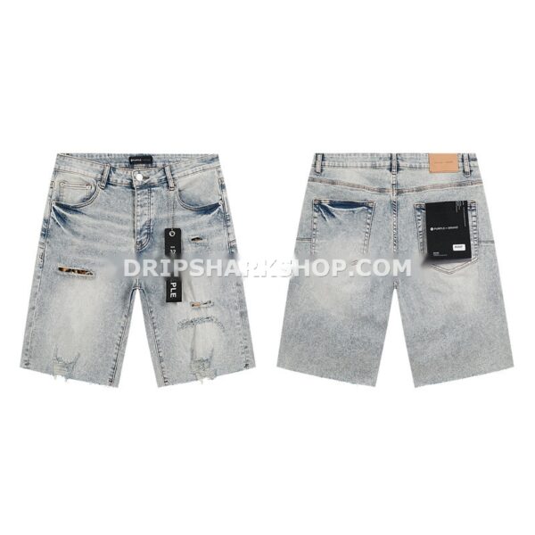 03183443 Vaqueros cortos Purple Brand