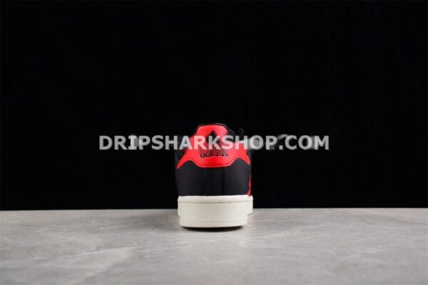 ADIDAS SUPERSTAR ‘BLACK WHITE RED’