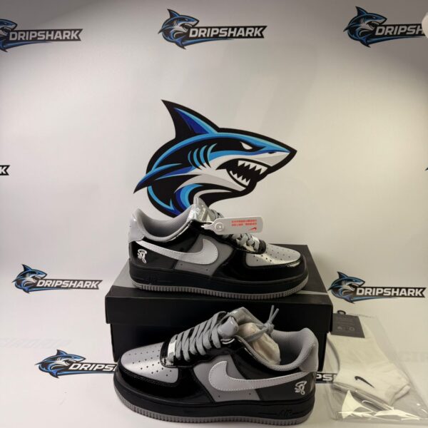 12afd5d8-18f0-41b8-bd9c-19de22d0420b Nike air force 1 low X Syna Central Cee Black White Smoke Grey