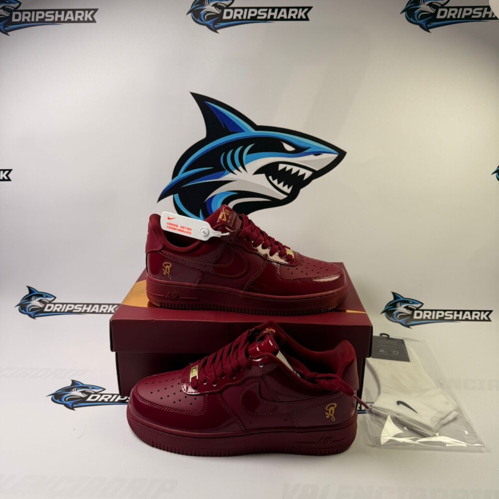 Nike air force 1 low X Syna Central Cee Dark Beetroot