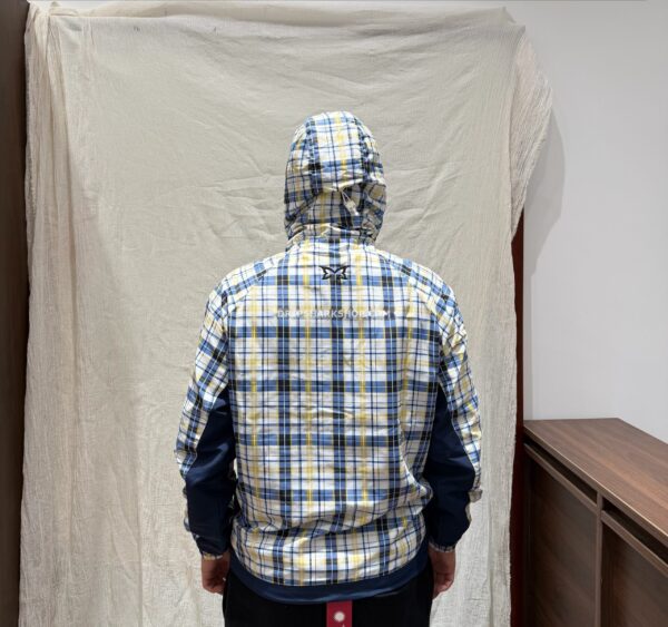 Sudadera Mertra a cuadros azul