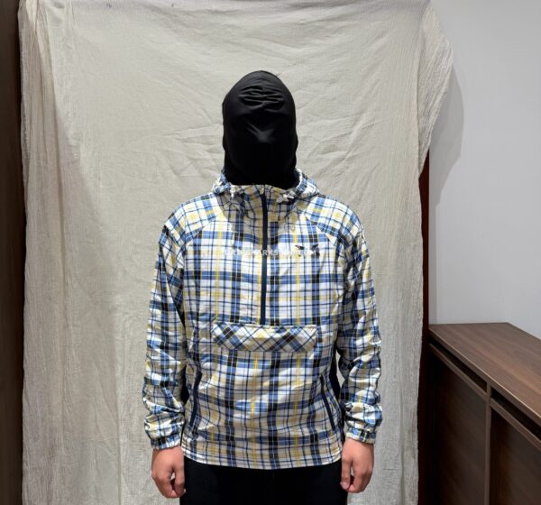 Sudadera Mertra a cuadros azul