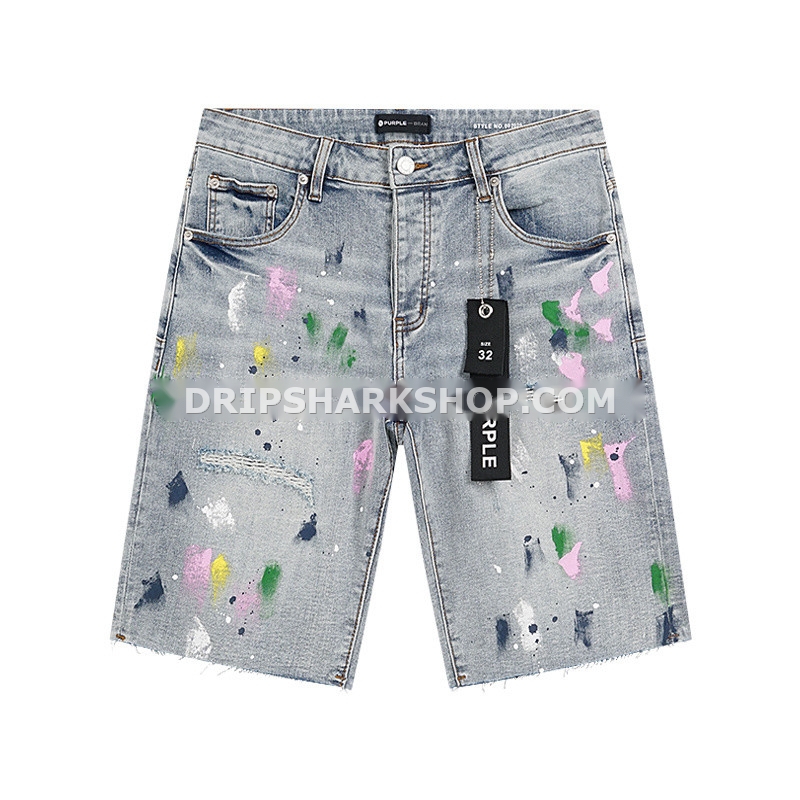 Vaqueros cortos Purple Brand