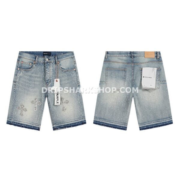 3653e2d5 Vaqueros cortos Purple Brand