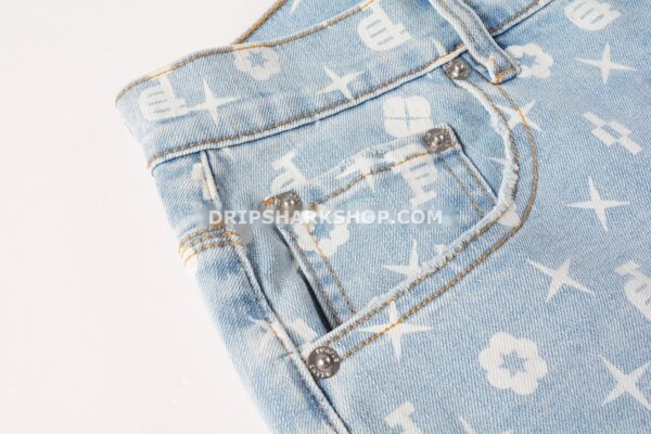 3aad217a Vaqueros cortos Purple Brand