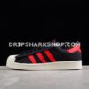 ADIDAS SUPERSTAR ‘BLACK WHITE RED’