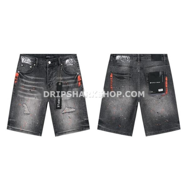 552a6dd6 Vaqueros cortos Purple Brand