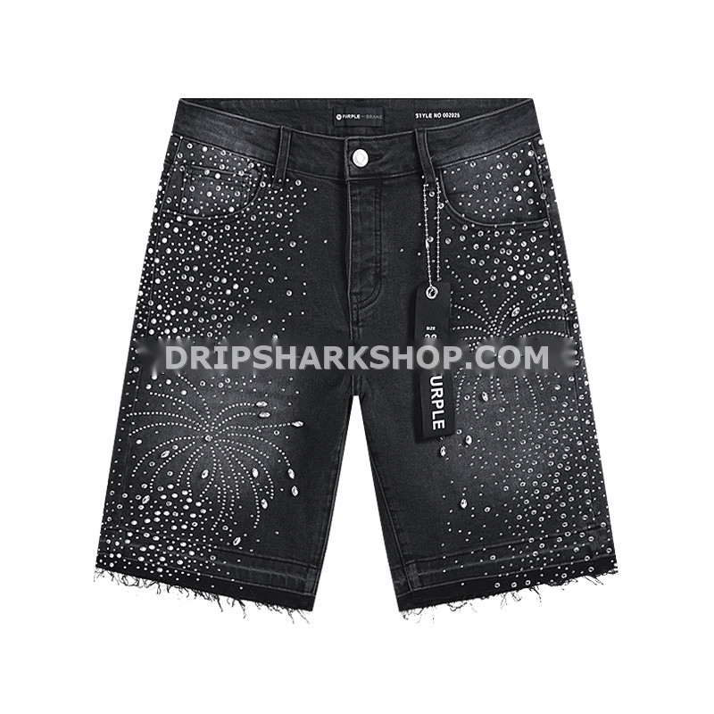 5824cfe0 Vaqueros cortos Purple Brand