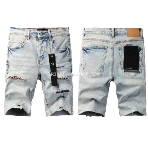 5b6130d9 Vaqueros cortos Purple Brand